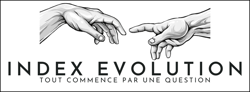 Index EVOLUTION logo rectangle encadré